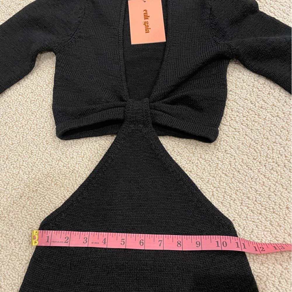 NWT Cult Gaia Jana Dress Black - Picture 9 of 9